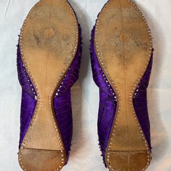 ❌ SOLD! Beachcomber handmade purple sequin flats! - Picture 11 of 13